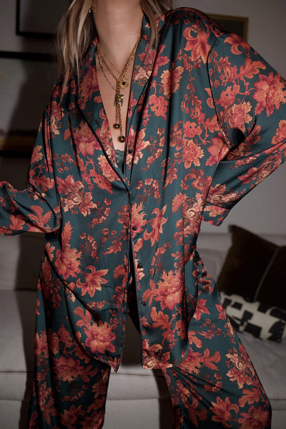 लोटस पायजामा सेट