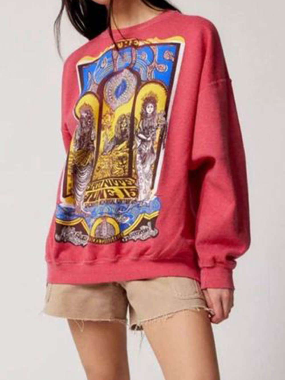 Φούτερ The Doors Graphic Oversize