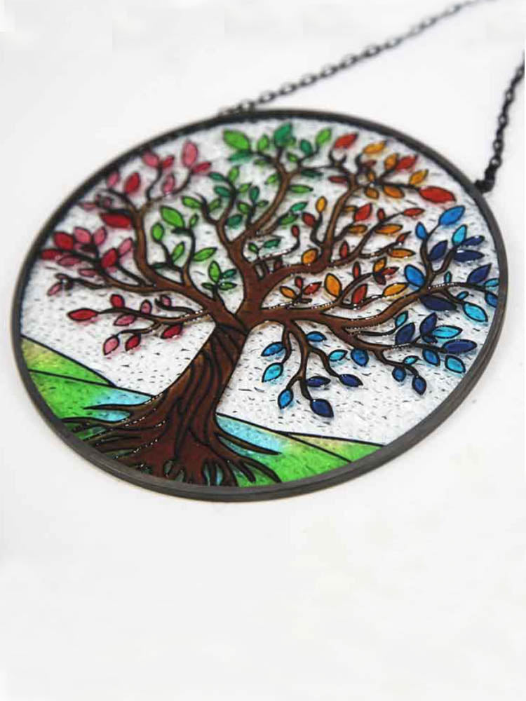 Springtime Tree of Life" -Nakasabit na Dekorasyon