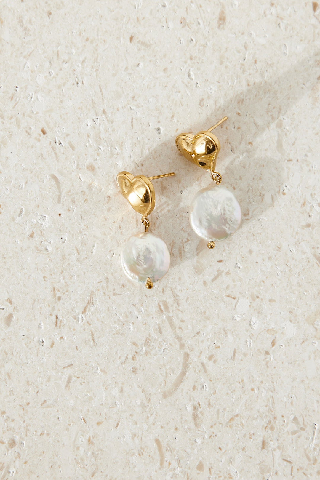 Boucles D'oreilles Love Me More Plaquées Or 18 Carats Or