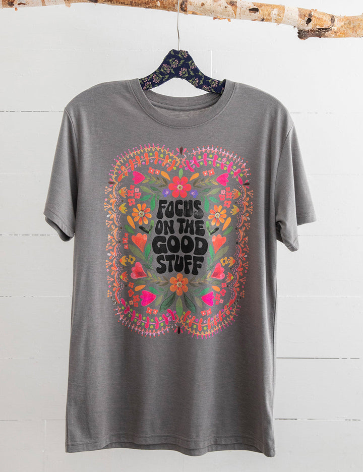 Concentre-se nas coisas boas Camiseta grande