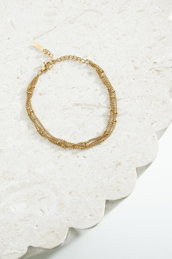 Pulsera Dream Piece Bañada En Oro 18k Oro
