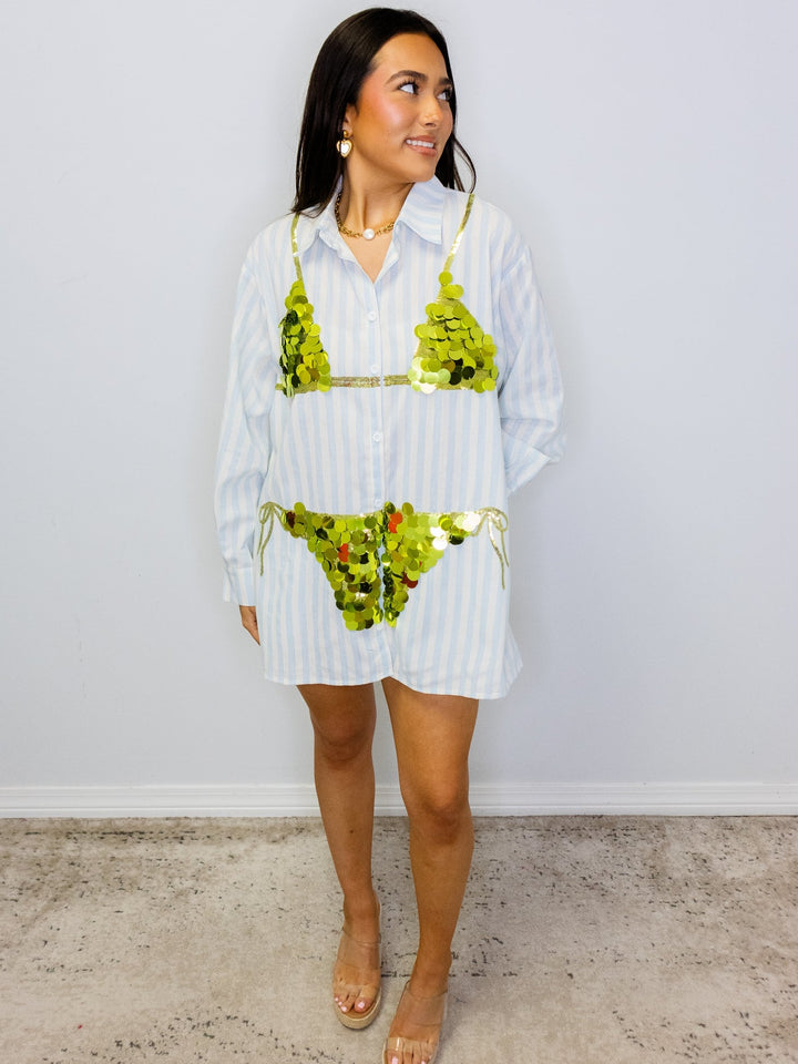 The Striped Tunic Sequin