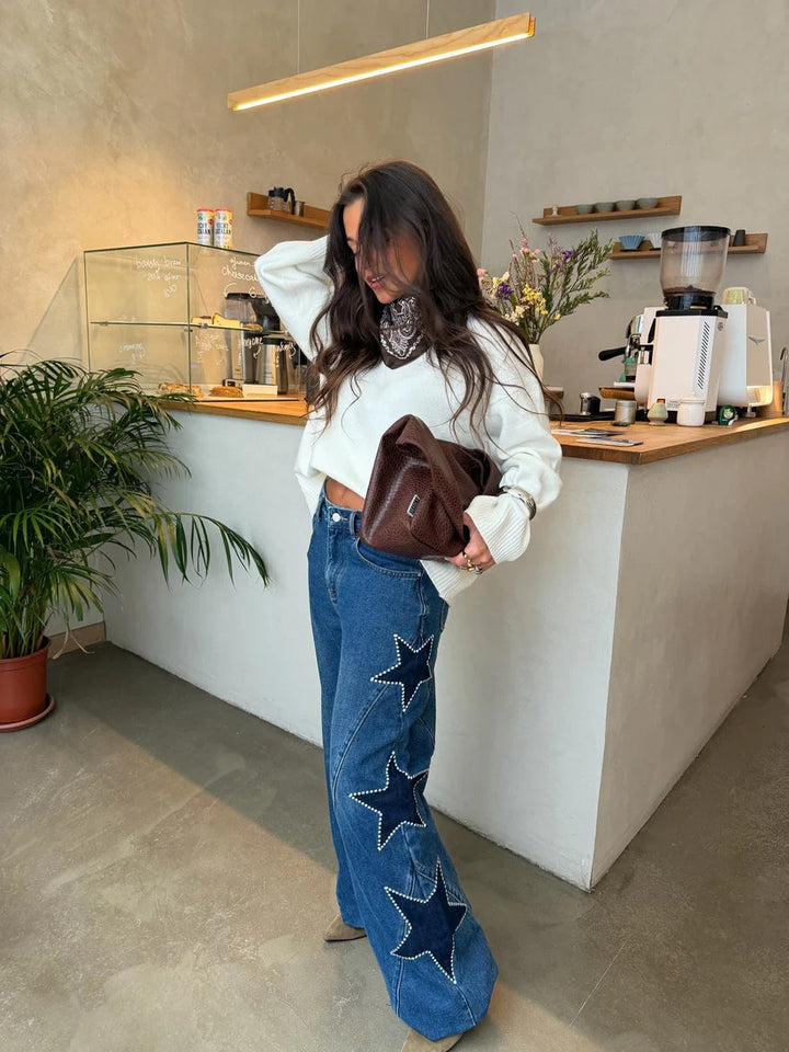 Casual Star Straight Jeans