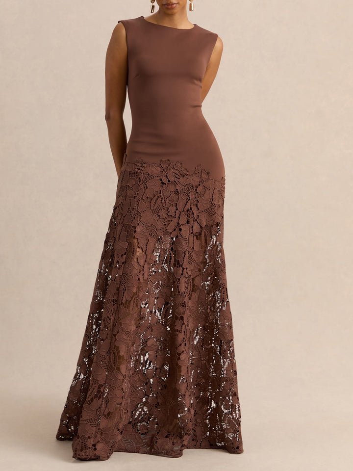 Sculpted Elegance Maxi Dress