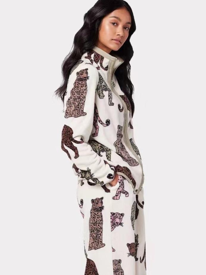 Melard Leopard Print Pajama Set