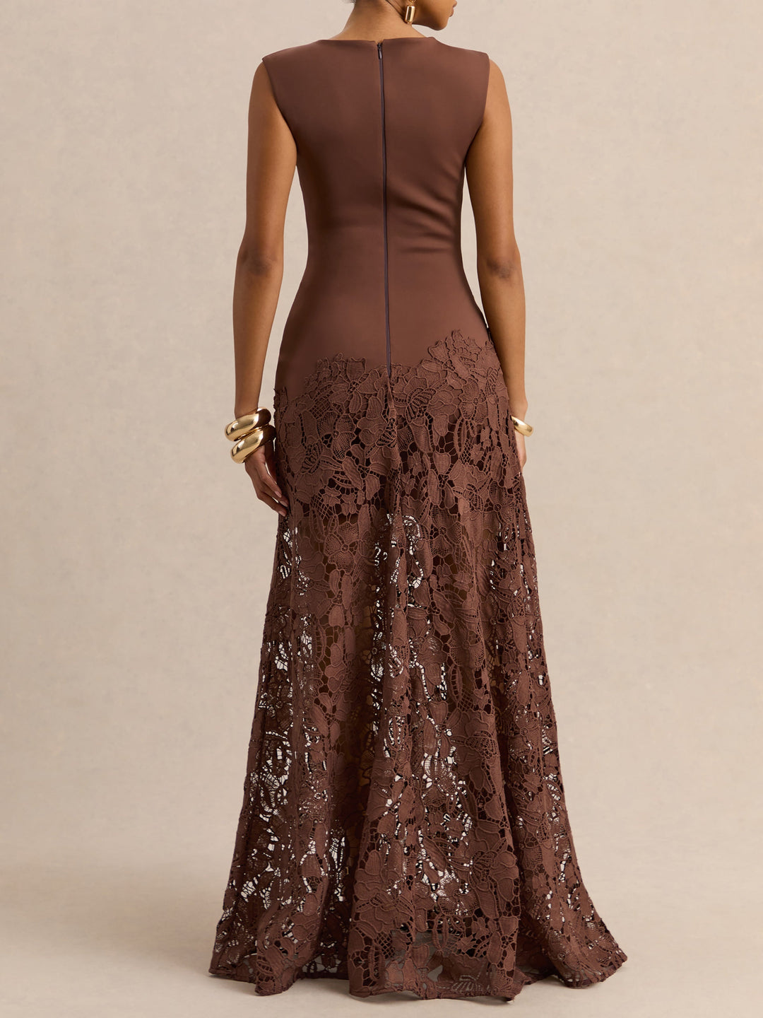 Sculpted Elegance Maxi Dress