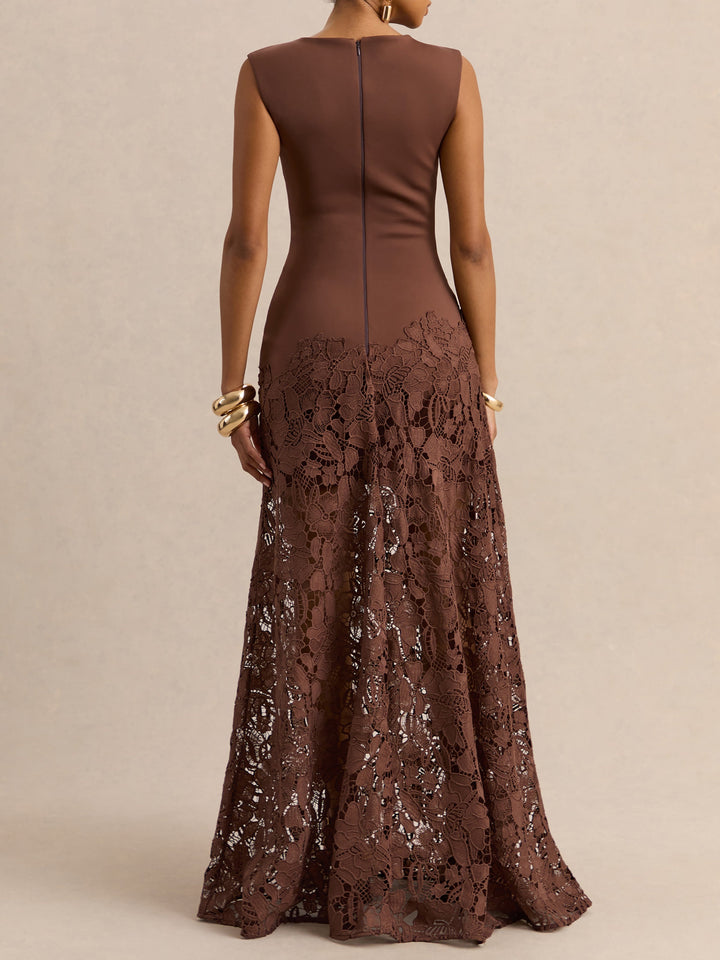 Sculpted Elegance Maxi Dress