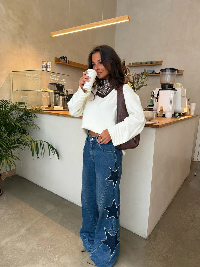 Casual Star Straight Jeans