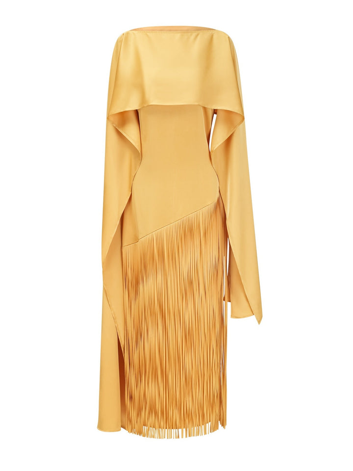 The Yellow Fringe Gown