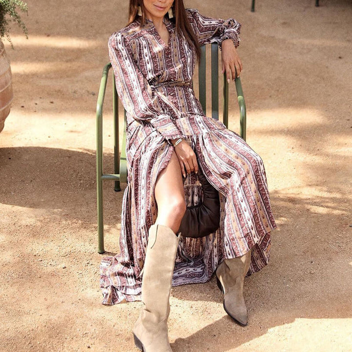 Maxikleid im Bohemian-Chic-Stil