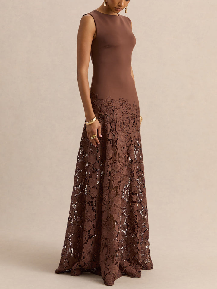 Sculpted Elegance Maxi Dress