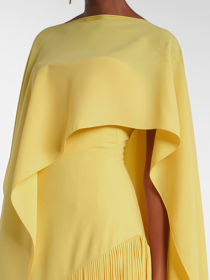 The Yellow Fringe Gown
