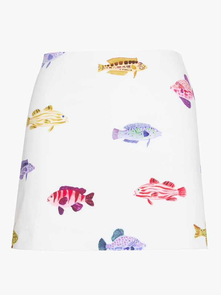 The Tropical Fish Print Skirt Set