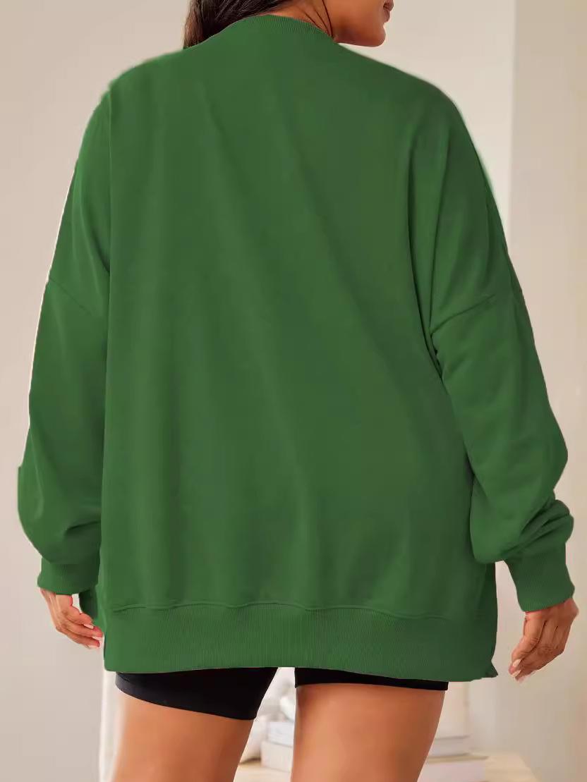 Paillet Dyr Løs-Fit Sweatshirt