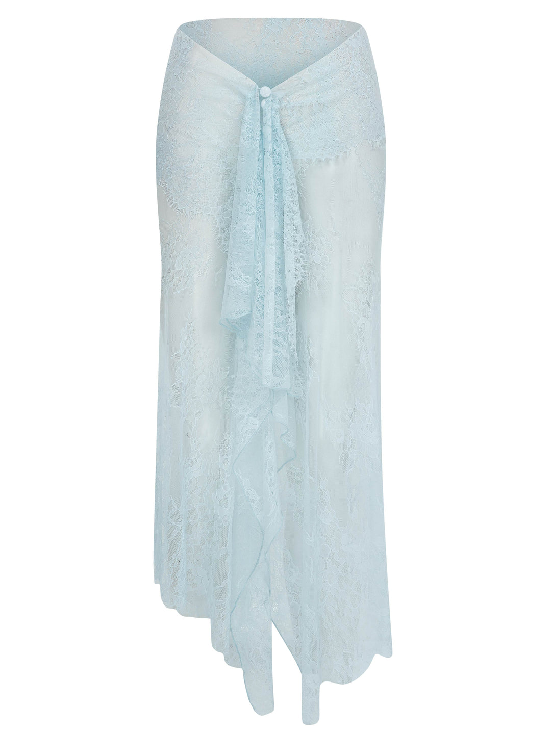 Ethereal doorschijnende tweedelige set
