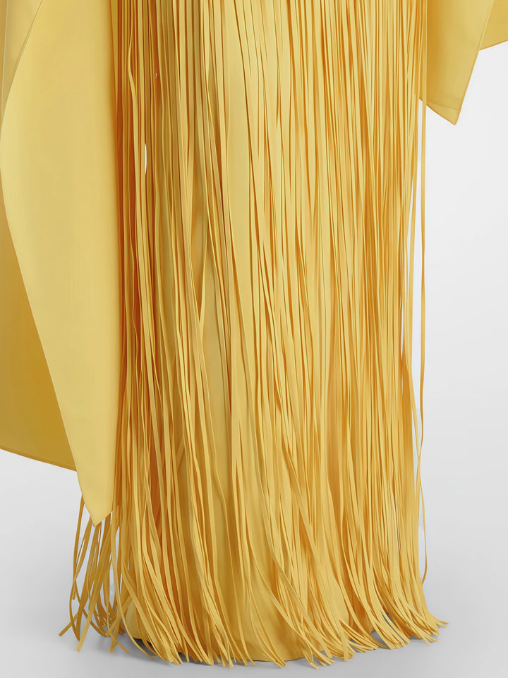 The Yellow Fringe Gown