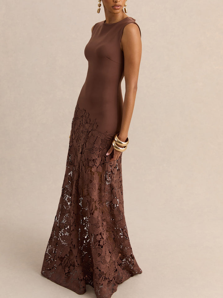 Sculpted Elegance Maxi Dress