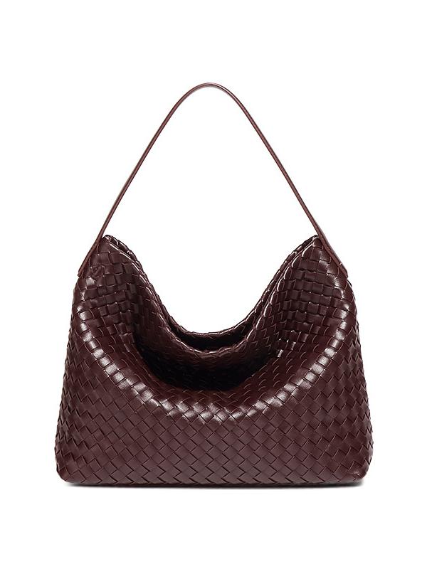 Woven Large Capacity Shoulder Crossbody Bag