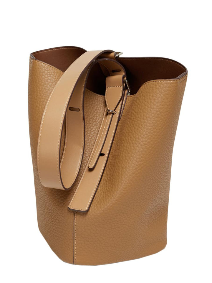 Weiches Leder verstellbare Bucket Bag