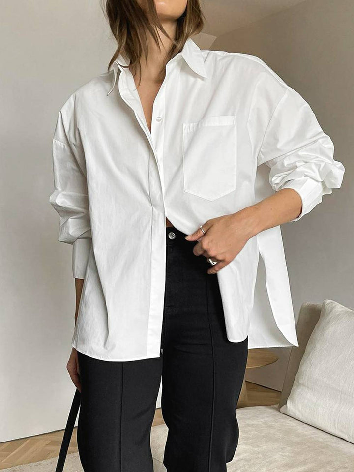 Camicia Sydney in bianco antico