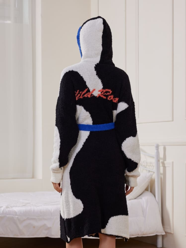 Plush Hooded Robe