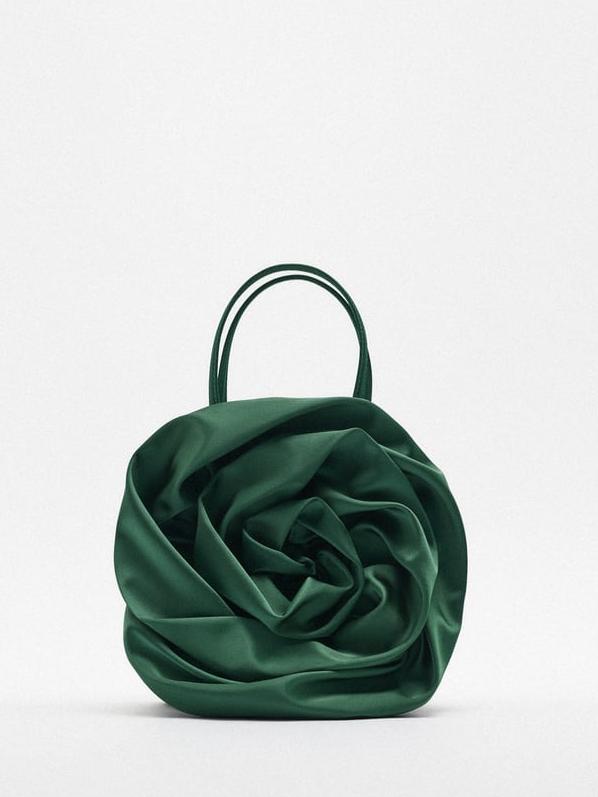 Silky Floral Cloud Bag