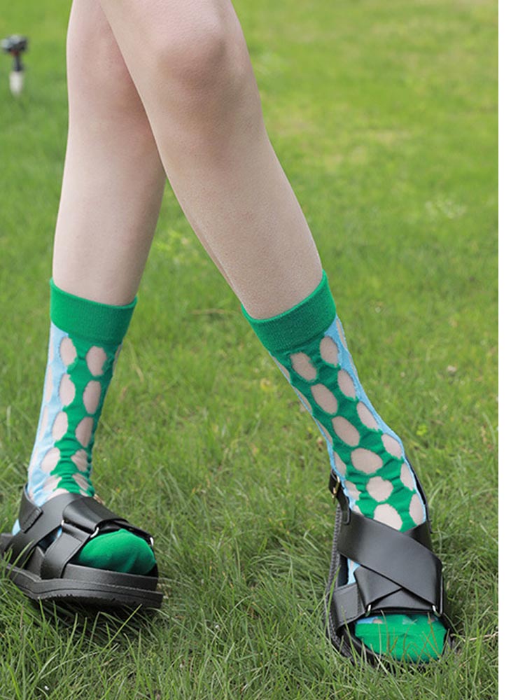 Ciorapi cu plasă ultra-subțire