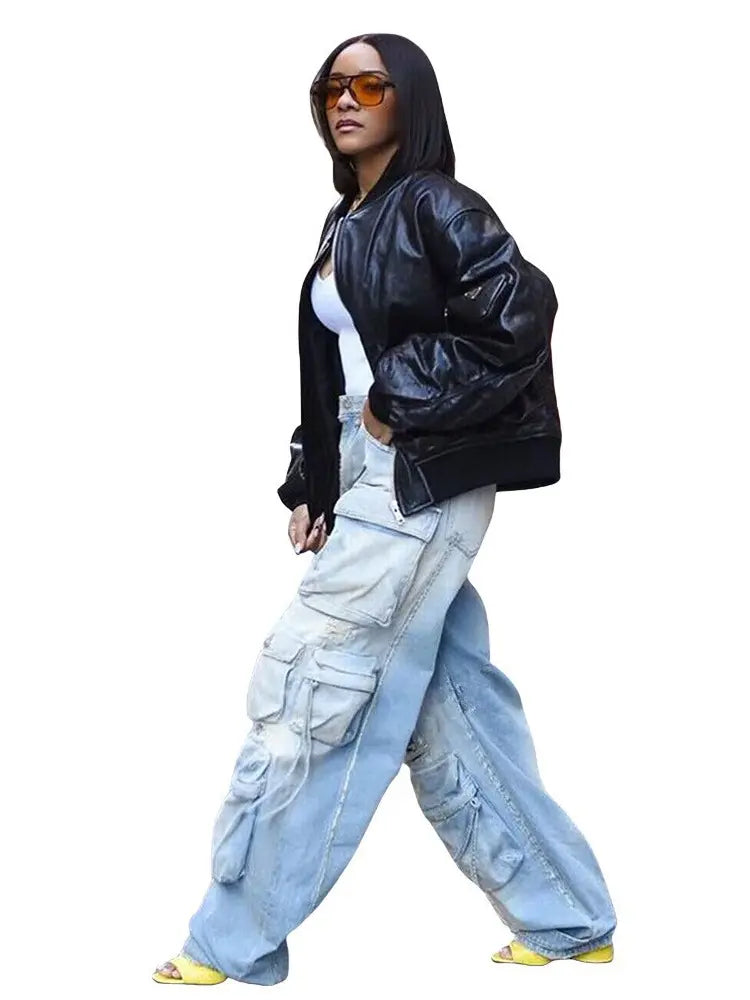 Cargo-Denim im Streetstyle