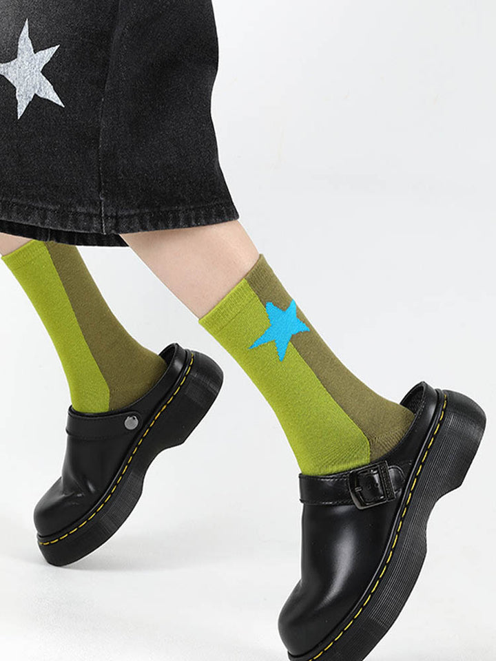 Yıldız Desenli Çorap
