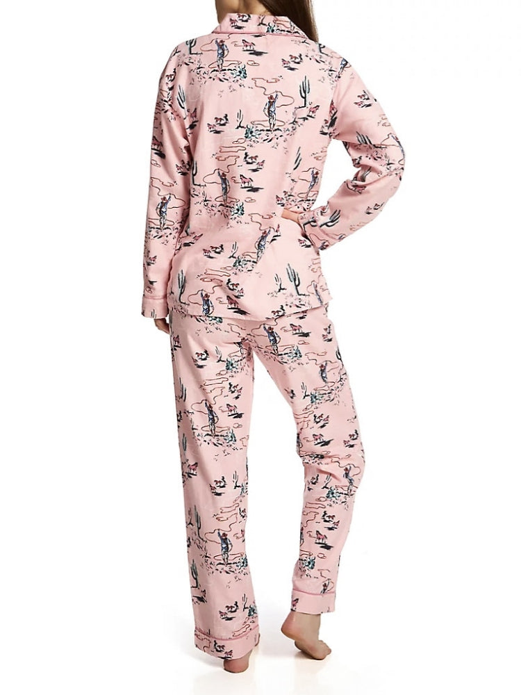 Conjunto de Pijamas con Estampado del Desierto Occidental