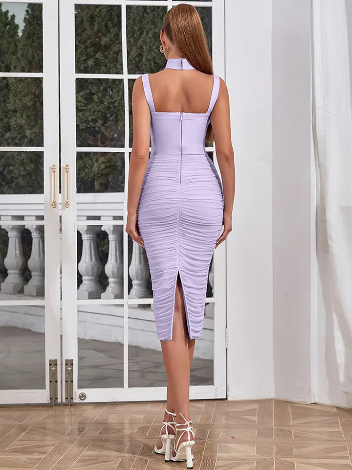 Halter Bandage Backless Dress