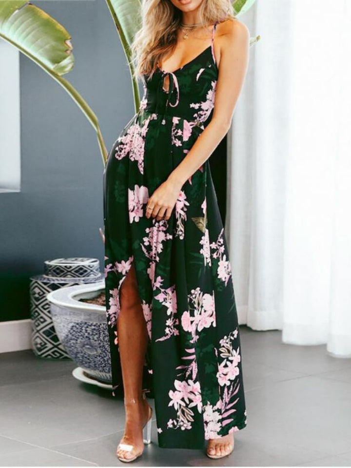 Bohemeprint maxi-kjole