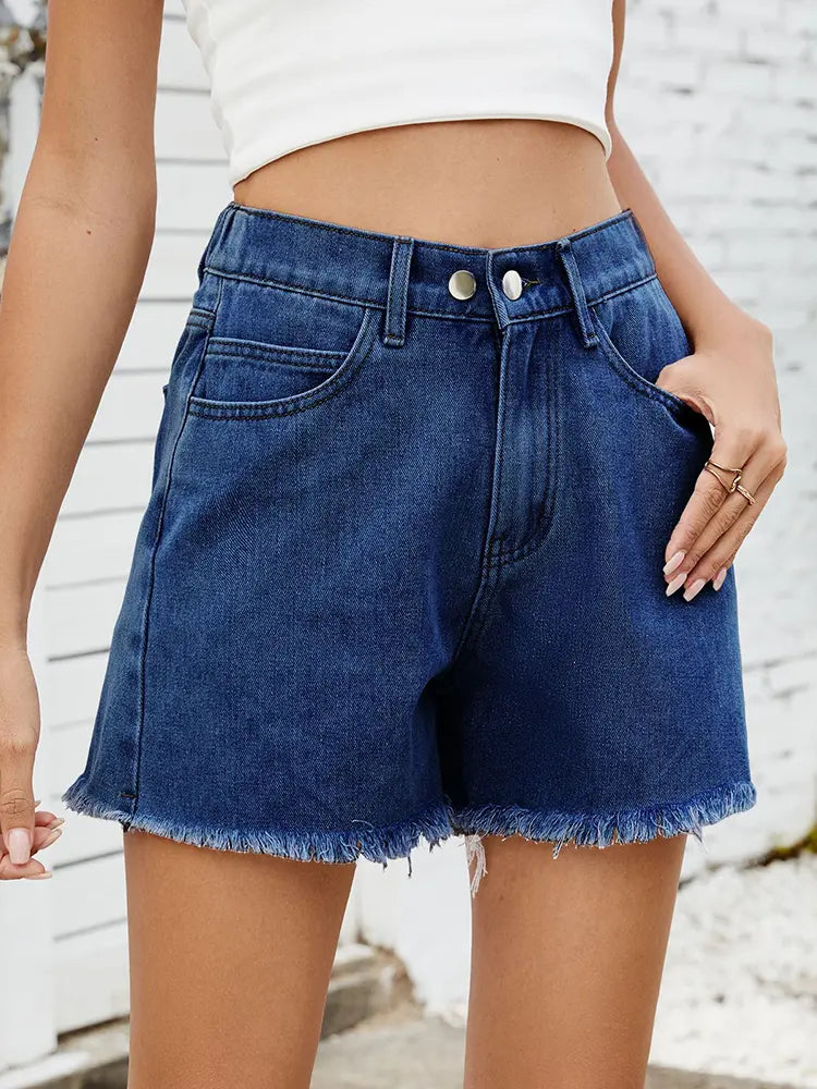 Calções de Denim Slimming de Verão