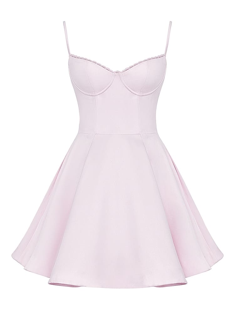 Ballerina Pink Tulle Mini Dress