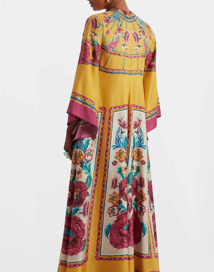 Magnifico Printed Maxi Dress - Marigold