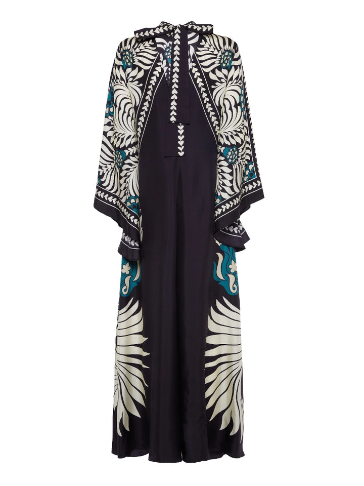 Magnifico Printed Maxi Dress - Black