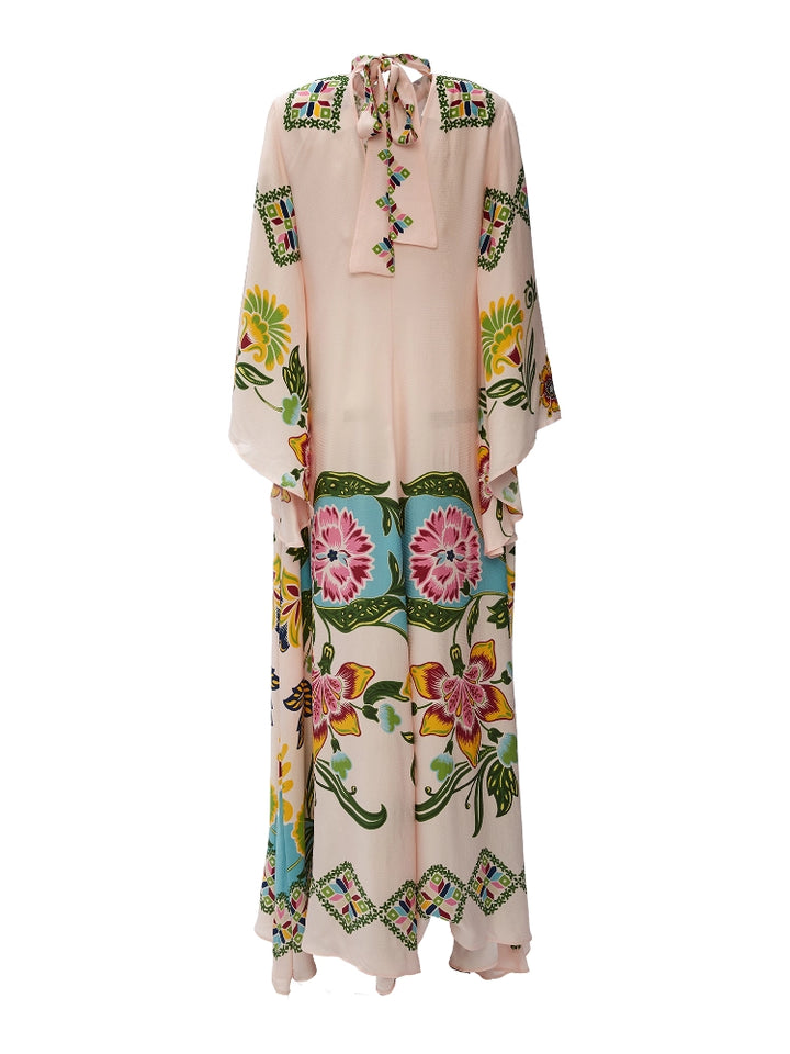 Magnifico Printed Maxi Dress - Pebbled Sable