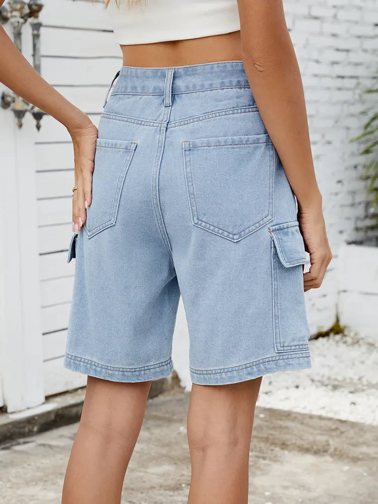 Shorts in denim stile estivo