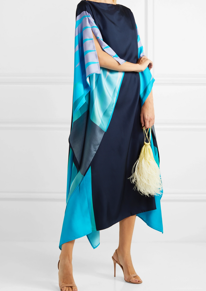 Sky Wings Krep Kaftan