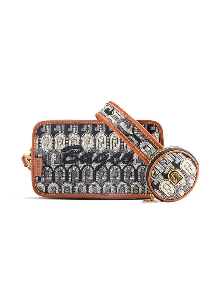 G-Jacquard Stoff Kamera Umhängetasche