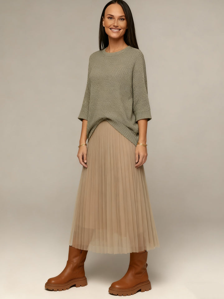 Midiklänning över knäet Kopiera länk (Kopiera)