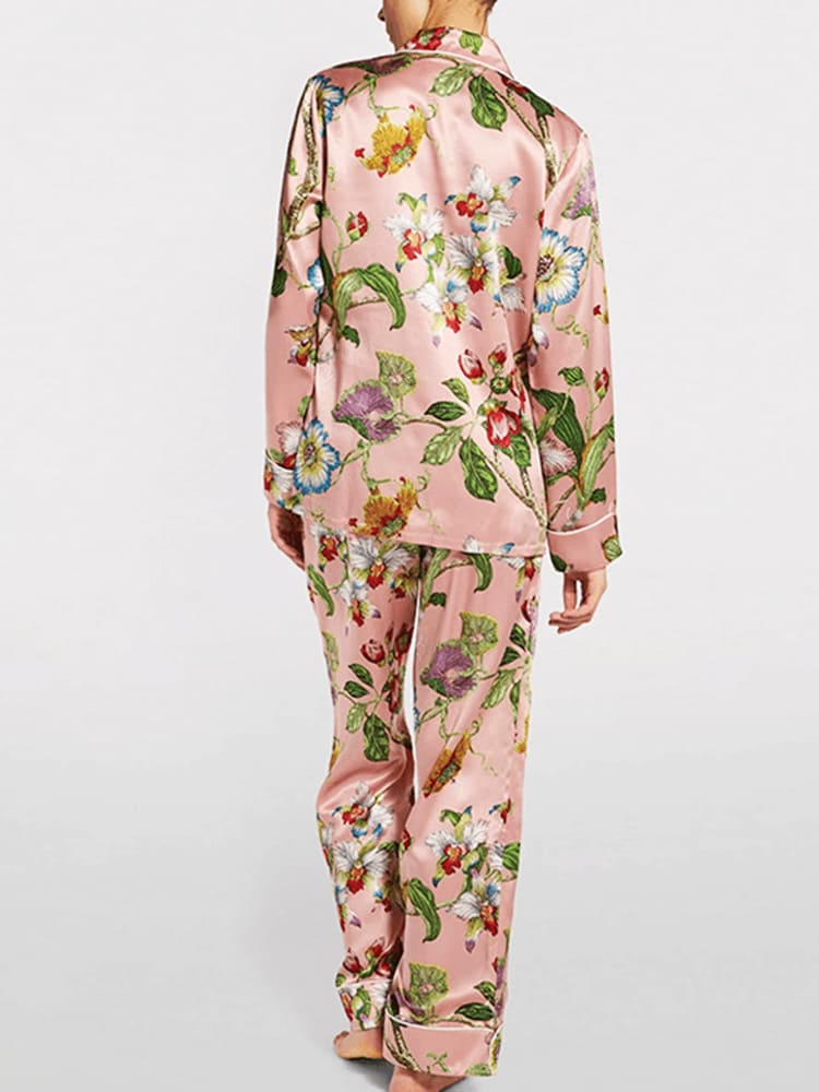 Secret Garden Print Pajama Set