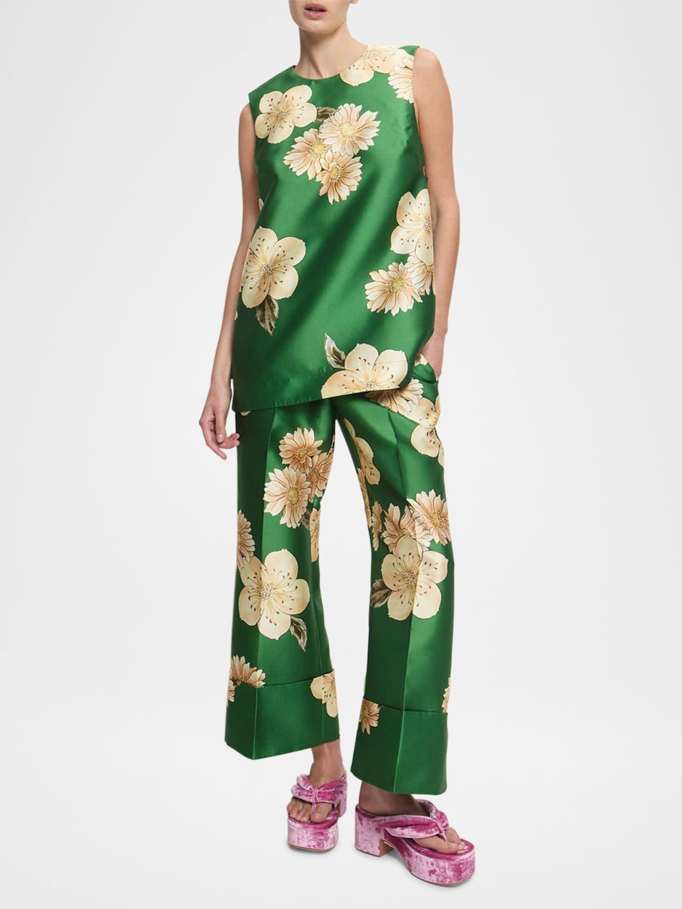 Ensemble pantalon à jambes larges Sage