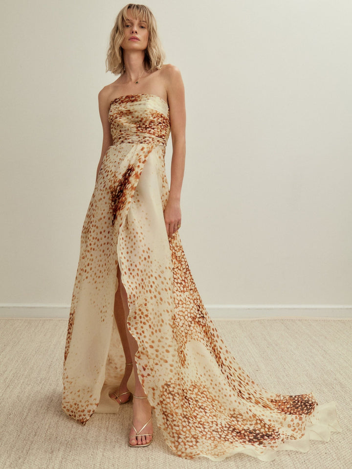 Zonnebloem Maxi-jurk