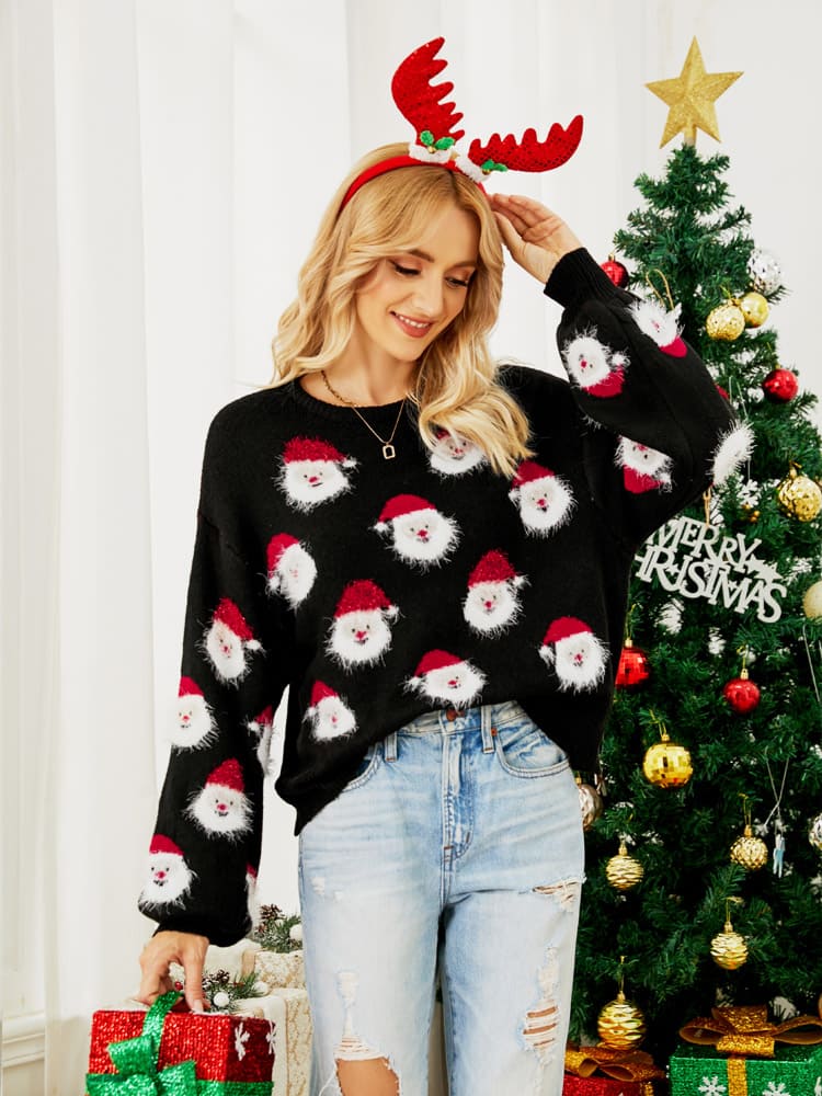 Pull tricoté Père Noël