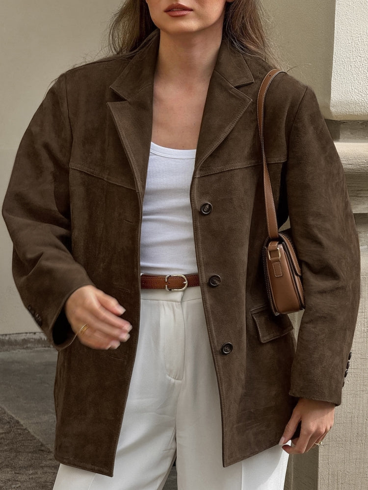 Matte semsket blazer