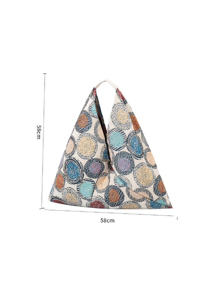 حقيبة قماش مثلثة – مطبوعة