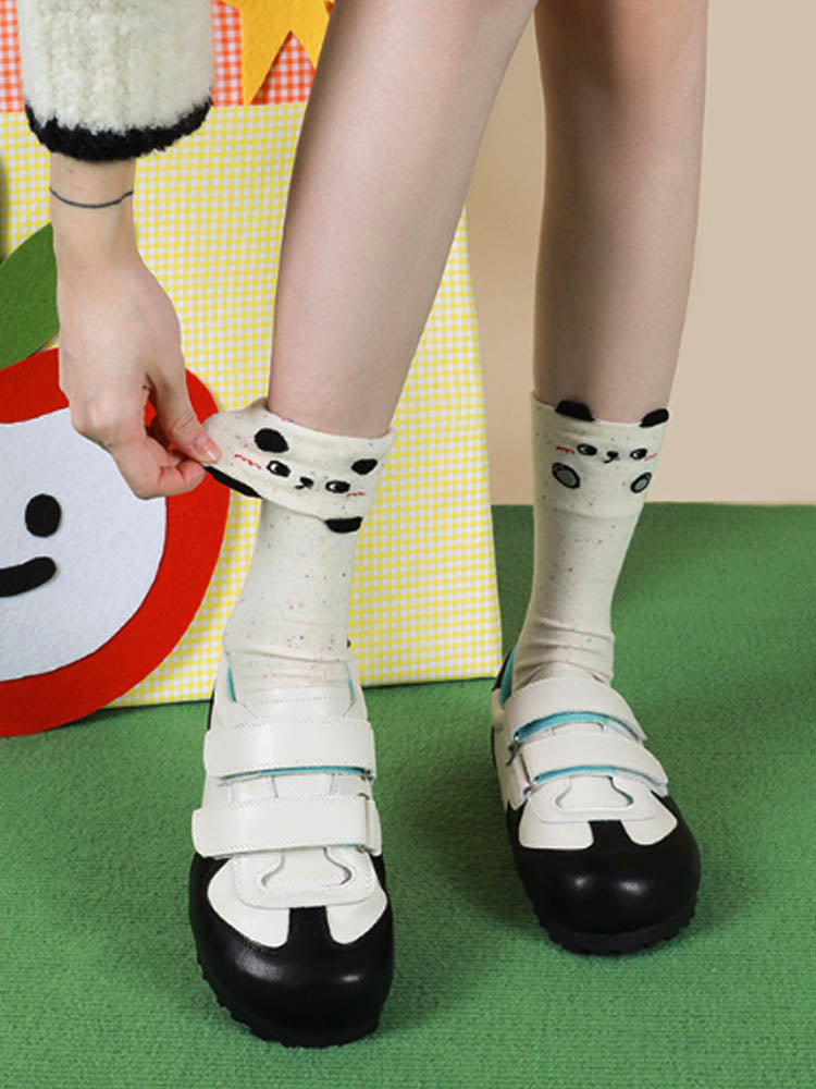 Ponožky s kresleným vzorem pandy