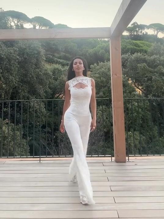 Moonlit Veil Backless Lace Jumpsuit